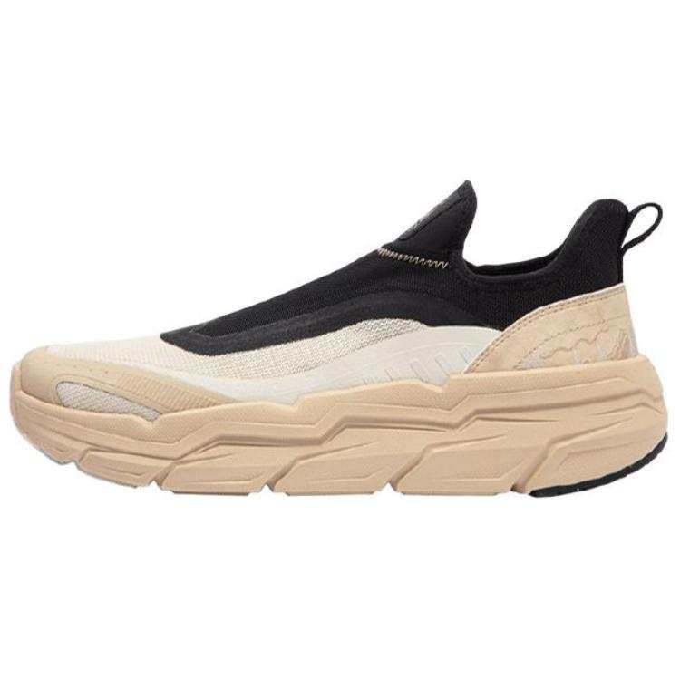 361° Abrasion Resistant Breathable Abrasion Resistant Breathable Low top Chunky Sneakers Men's Beige Black