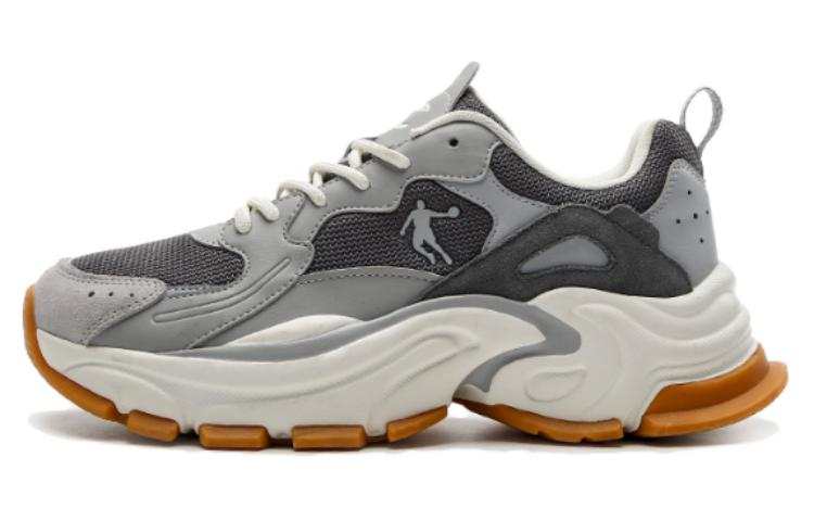 QIAODAN Low top Chunky Sneakers Men's Gray
