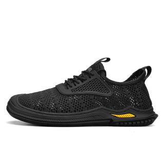 Jeep Coverage Cushioning River Trekking Shoes Men's Black