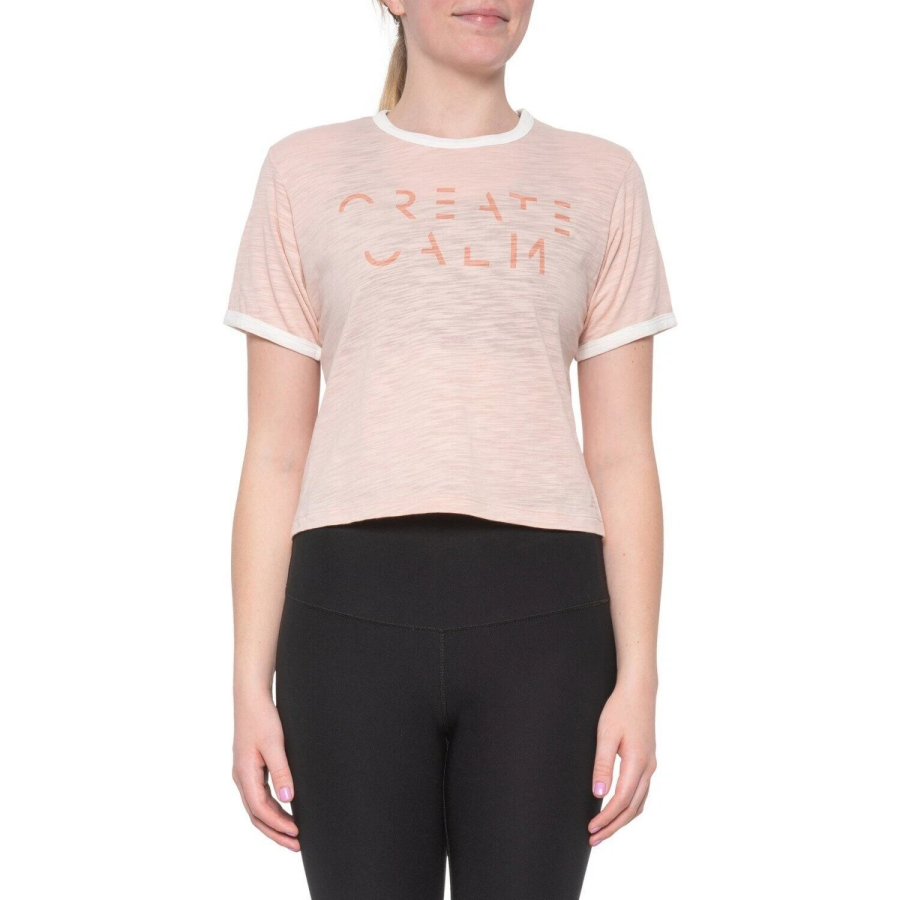 New Balance New Balance T Shirts Women's Pink Crew Neck