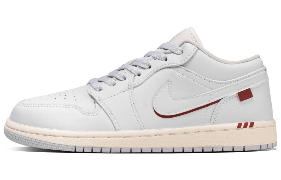 Jordan Jordan Air Jordan 1 Haze Gray Synthetic Leather Cushioning Abrasion Resistant Cushioning, Wear Resistant Low top