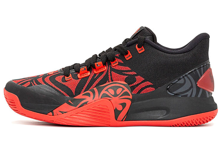 XTEP Lin Generation Synthetic Leather Cushioning, Wear Resistant Low top Basketball Shoes Men's