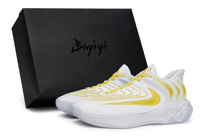 Nike Nike Giannis Immortality 4 811 Manufacturing, Phantom Gale Yellow, Special Shoe Box Slip Resistant Low top