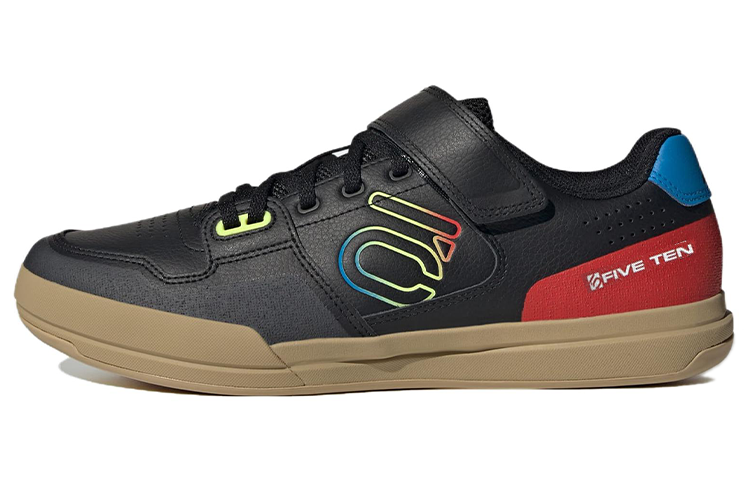 Adidas Adidas Hellcat Fashion Slip Resistant Low top Cycling Shoes Unisex Black Red