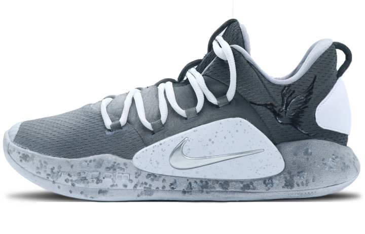 Nike Nike Hyperdunk X Cushioning Low top Basketball Shoes Men's Gray White