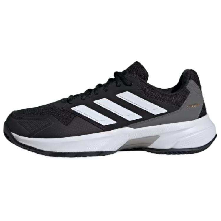 Adidas Adidas CourtJam Control 3 Breathable Low top Tennis Shoes Unisex Black White