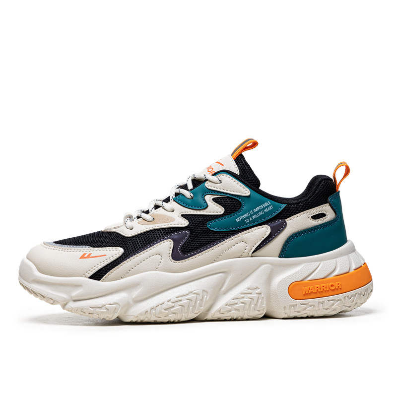 WARRIOR Warrior Mesh, Synthetic Leather Slip Resistant, Abrasion Resistant, Breathable, Height Increasing