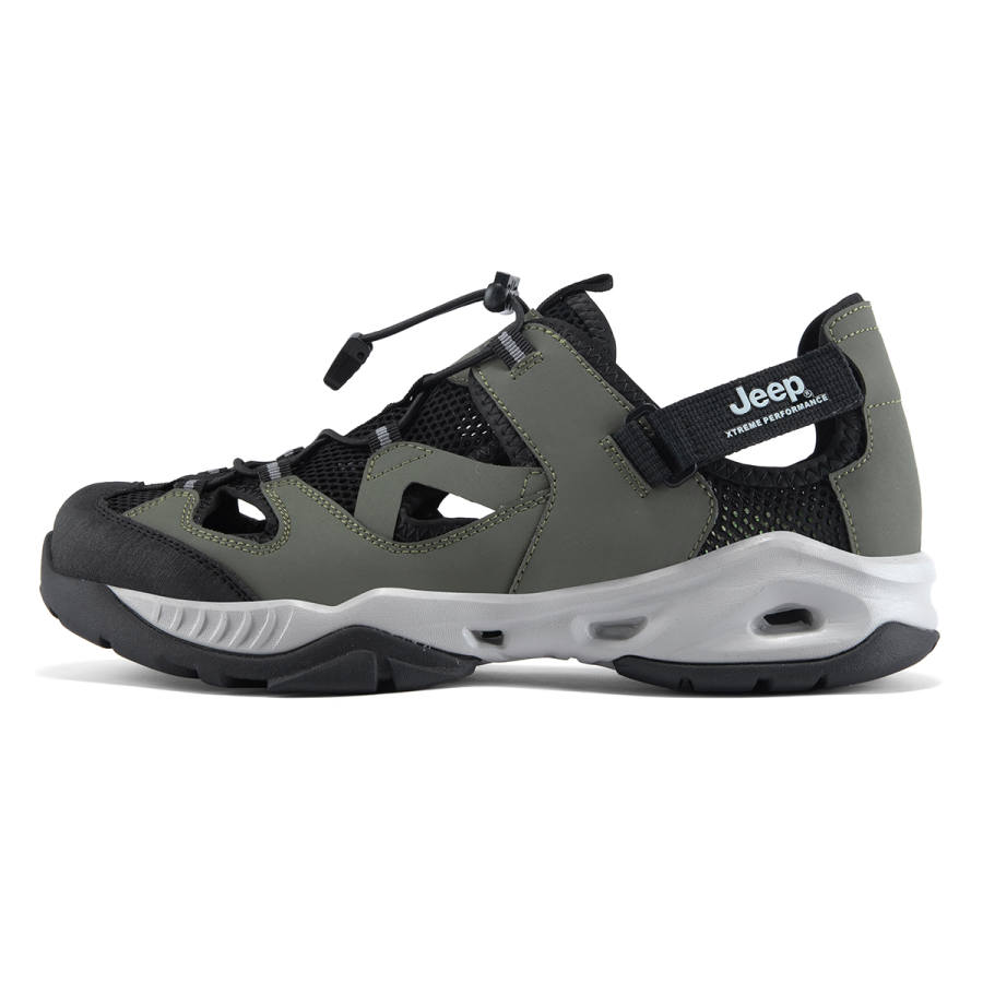 Jeep Wrangler Textile, Synthetic Leather River Trekking Shoes Men's