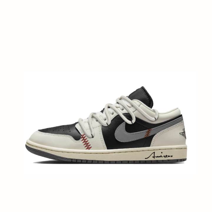 Jordan Jordan Air Jordan 1 Low Reverse 5.0 Flat Replacement, Deconstruction, Sewn Hook Abrasion Resistant Breathable
