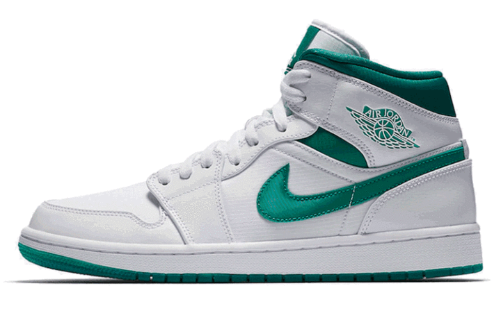Jordan Jordan 1 Mid White Mystic Green