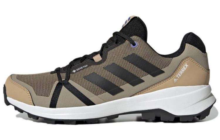 Adidas Adidas Terrex Skychaser Gore Te Fabric Breathable And Wear resistant Low top Hiking Shoes Men's Brown Black