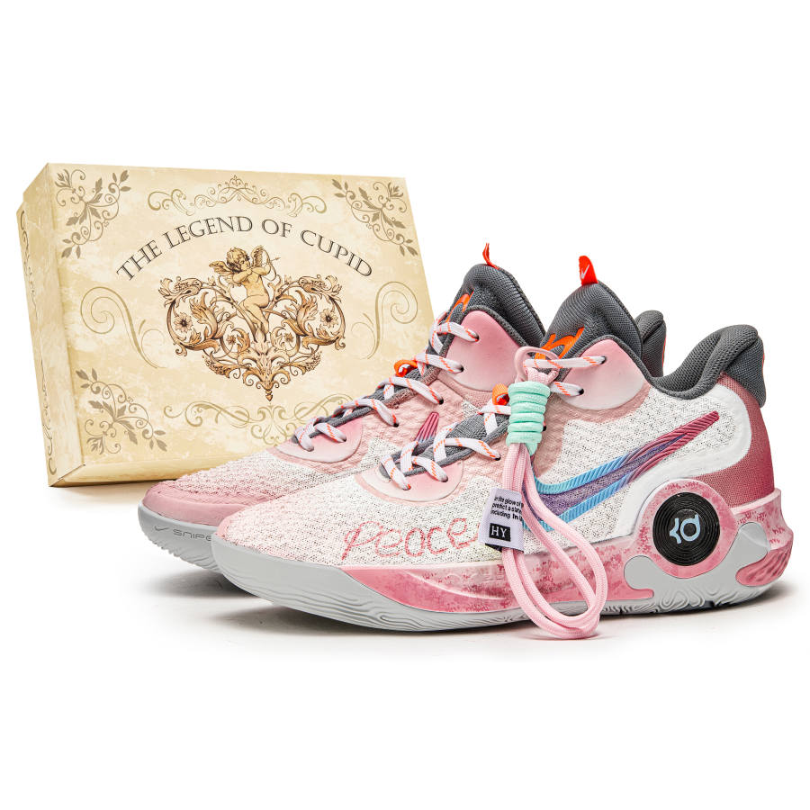 Nike Nike KD Trey 5 IX P.M.S. Box, Peace Messenger Abrasion Resistant Abrasion Resistant Mid top Basketball Shoes Unisex