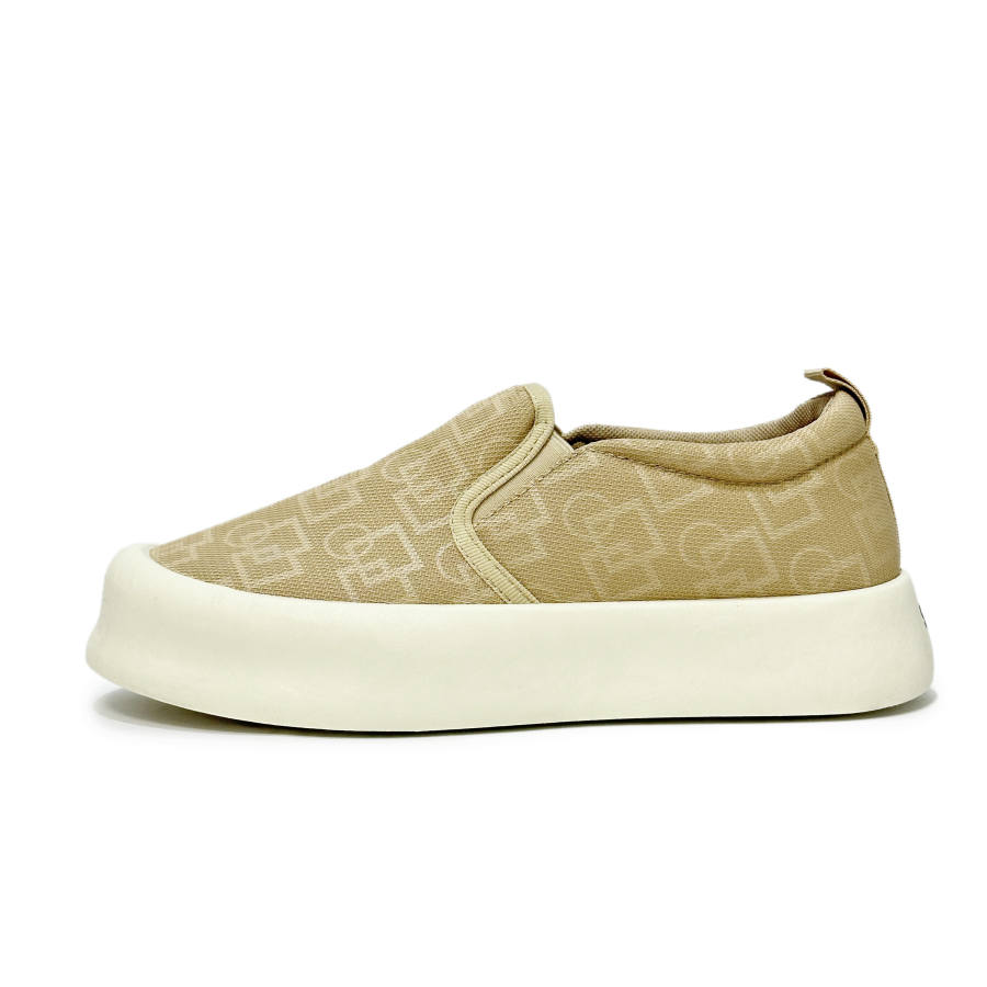 SLnU★3 Slip Resistant Abrasion Resistant Low top Canvas Shoes Men's Khaki