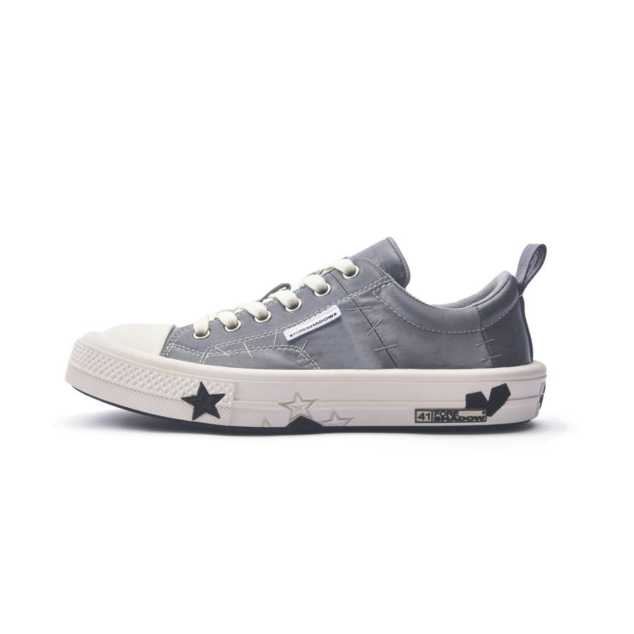 Foreshadow Wear resistant And Lightweight Low top Skateboard Shoes Unisex Gray
