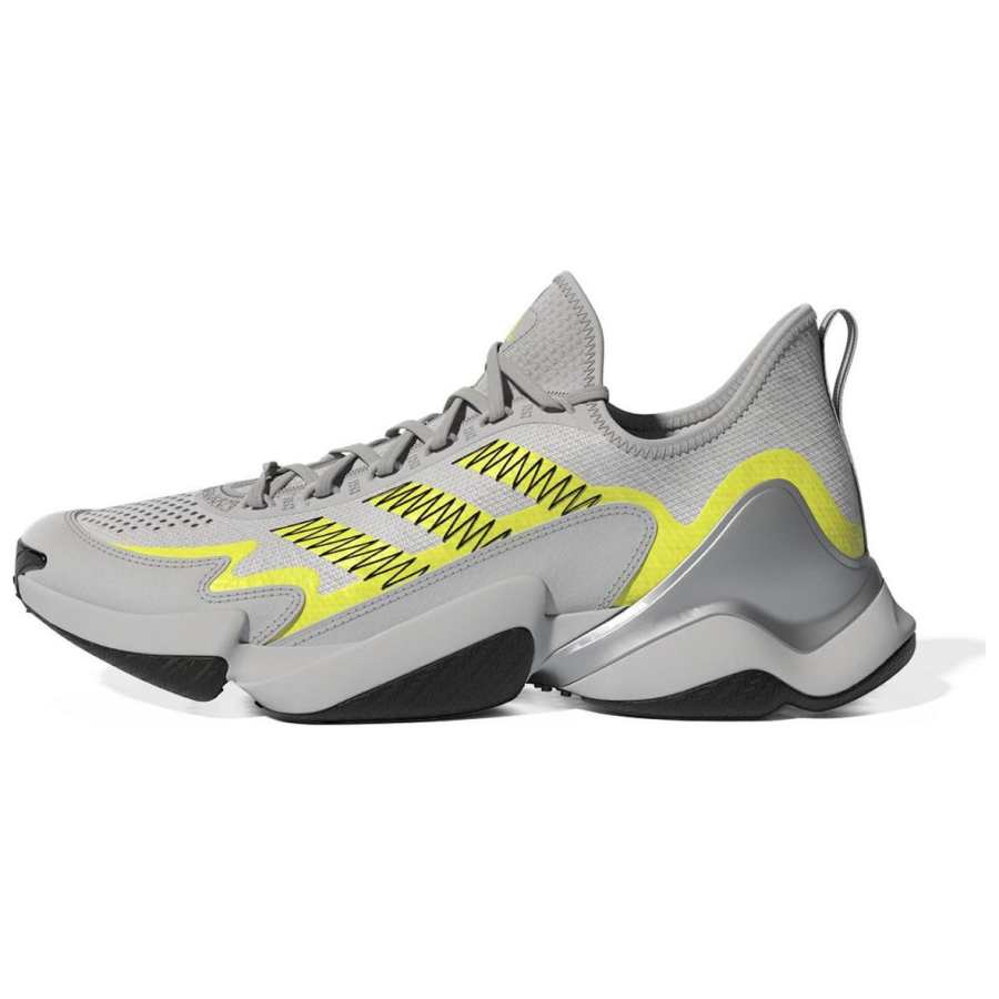 Adidas Adidas Impact FLX Cushioning Abrasion Resistant Cushioning, Wear Resistant Mid top Training Shoes Men's Gray Yellow