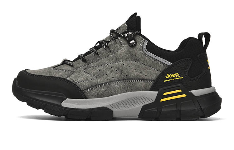 Jeep Cushioning Abrasion Resistant Coverage Lightweight Thermal Height Increasing Rebound Low top Hiking Shoes Men's