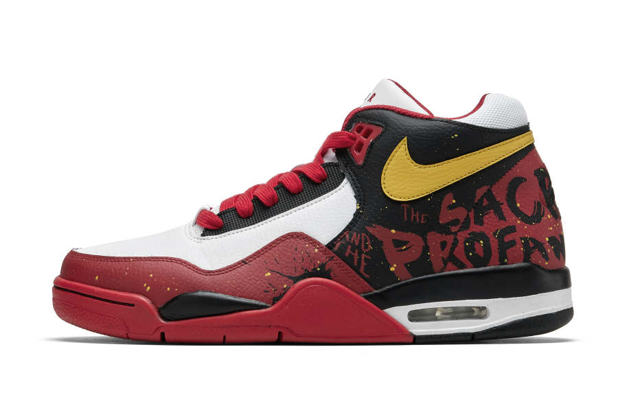 Nike Nike Flight Legacy 101 Mid top Vintage Basketball Shoes Men's Red