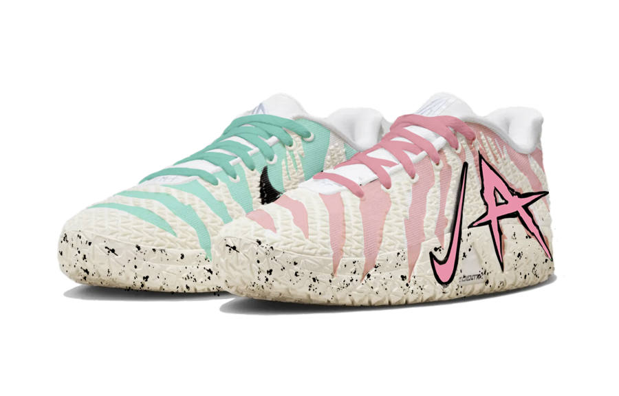 Nike Nike Ja Morant 3 Game Abrasion Resistant Abrasion Resistant Low top Basketball Shoes Men's Pink White