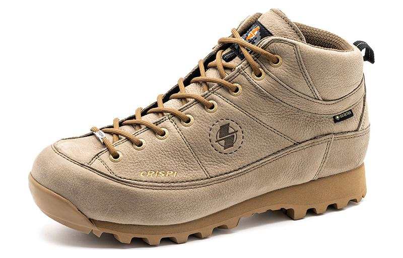 CRISPI Monaco GTX Tinn Abrasion Resistant Breathable Mid top Hiking Shoes Unisex Desert