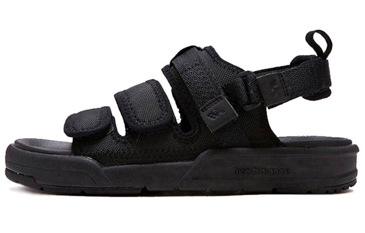New Balance New Balance Stripes Casual Style Unisex Logo Sandals Black