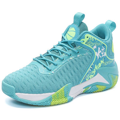 GQWE Cushioning Slip Resistant Rebound Mid top Basketball Shoes Men's