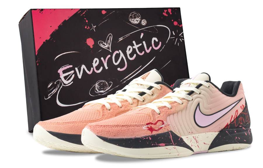 Nike Nike Ja Morant 2 Heartbeat Abrasion Resistant Low top Basketball Shoes Men's White Pink