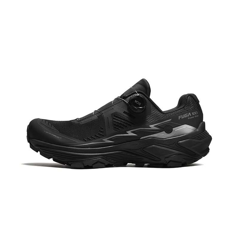 KAILAS FUGA EX3 BOA Hiking Running Shoes Men's Ink Black