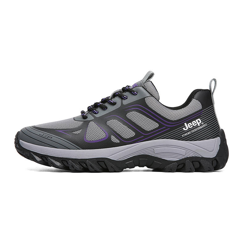 Jeep Low top Hiking Shoes Women's Gray Purple