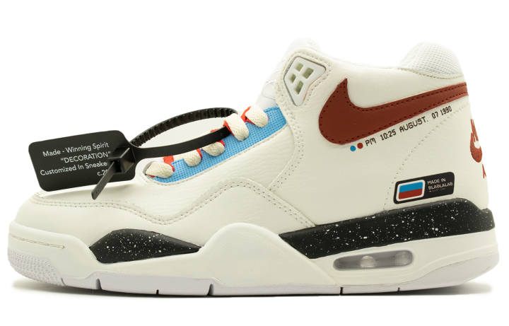 Nike Nike Flight Legacy Mid top Vintage Basketball Shoes Unisex Beige