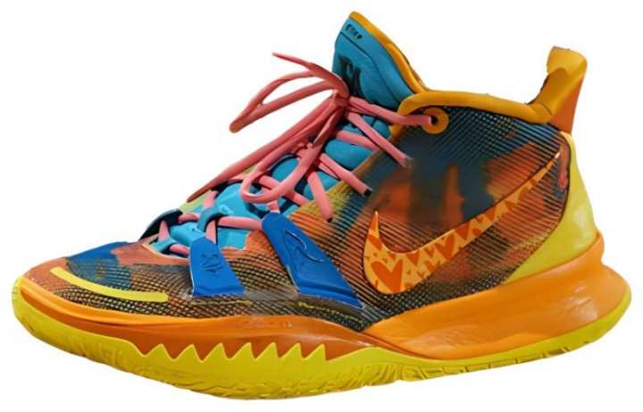 Nike Nike Kyrie 7 Basketball Shoes Men's Mid Top Yellow Green