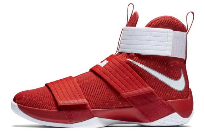 Nike Nike LeBron Zoom Soldier 10 Team Bank University Red