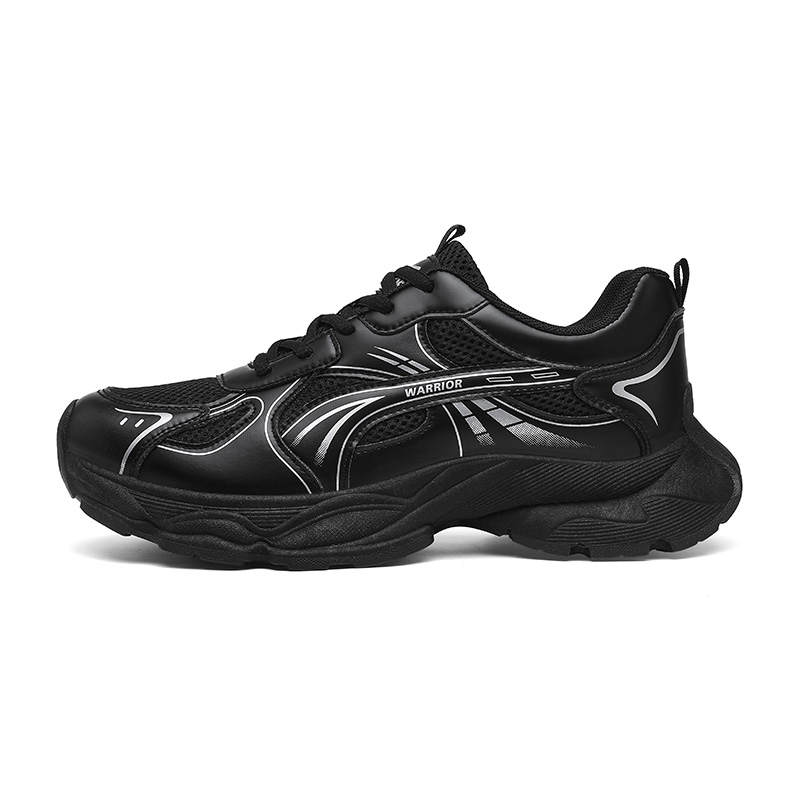 Warrior Height Increasing Abrasion Resistant Lightweight Low top Chunky Sneakers Men's