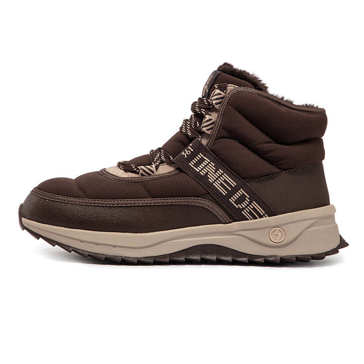 361° Fleece Snow Thermal Abrasion Resistant Slip Resistant Short Snow Boots Men's Earth Umber