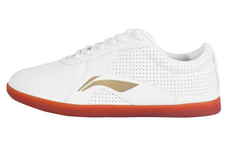 Li-Ning Li Ning Cushioning Slip Resistant Abrasion Resistant Breathable Low top Training Shoes Unisex White