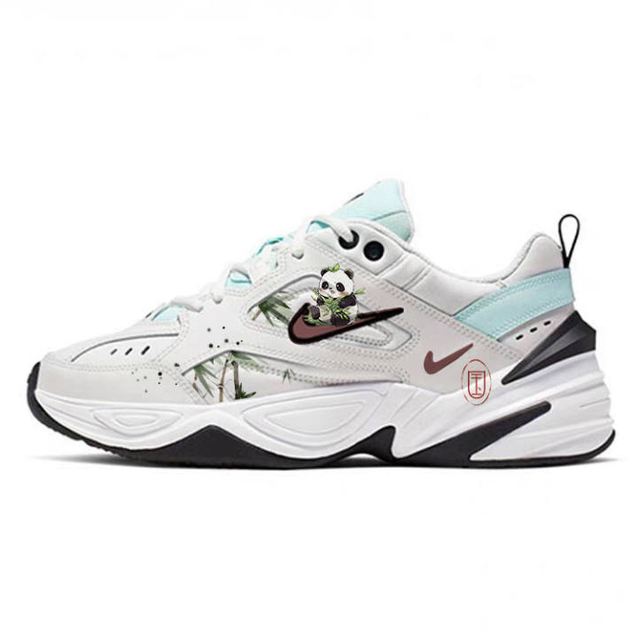 Nike Nike M2K Tekno Abrasion Resistant Abrasion Resistant Low top Chunky Sneakers Women's Green White