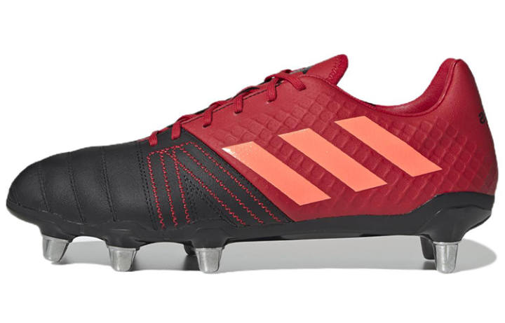 Adidas Adidas Kakari Elite Soft Ground Boots Abrasion Resistant Low top Worn Training Shoes Men's Black Red