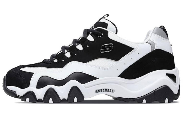 Skechers D'Lites 2.0 Low Sports Shoes Black/White