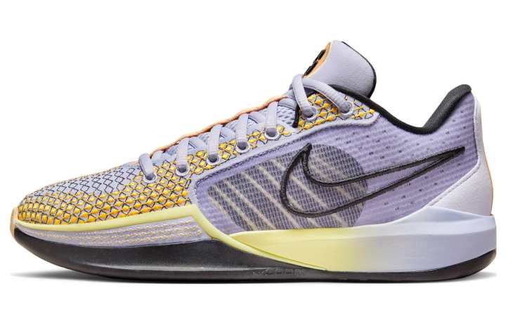 Nike Nike Sabrina 1 Low top Basketball Shoes Women's Purple Yellow Asian Version