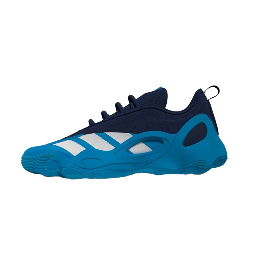Adidas Adidas Slip Resistant Abrasion Resistant Low top Basketball Shoes Men's Blue