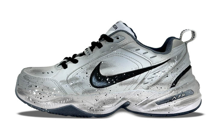 Nike Nike Air Monarch 4 Coverage Thermal Coverage Low top Chunky Sneakers Unisex Gray White