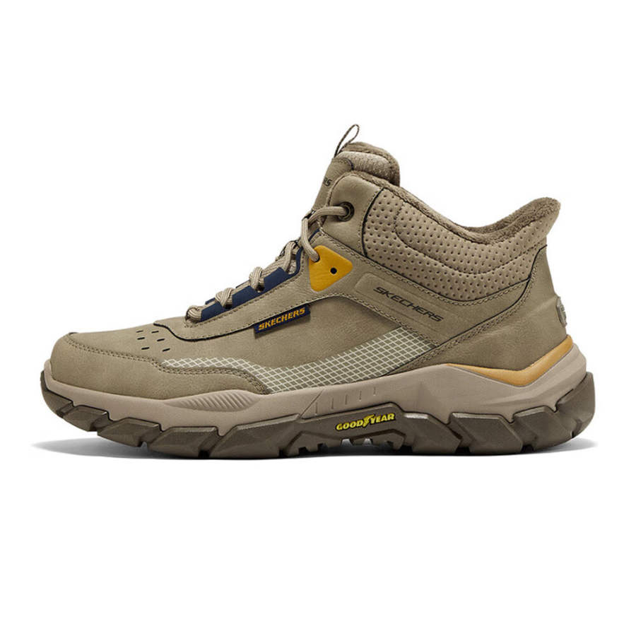 Skechers Santoro Slip Resistant, Abrasion Resistant, Thermal High top Mountaineering Hiking Shoes Men's Brown