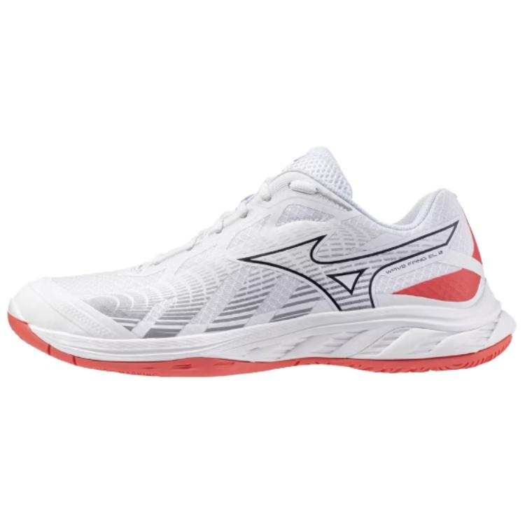 Mizuno Wave Fang Mizuno El 2 Wide 'White Coral Red'