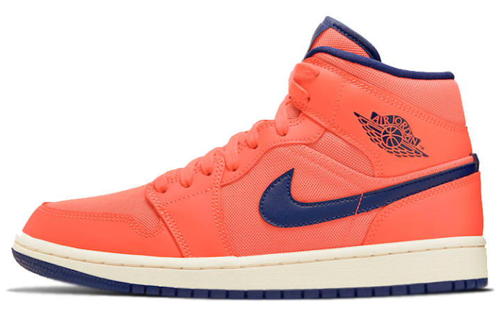 Jordan Jordan 1 Mid Turf Orange Blue Void Women's