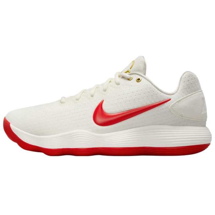 Nike Nike Hyperdunk 2017 Slip Resistant Abrasion Resistant Low top Basketball Shoes Men's White Red
