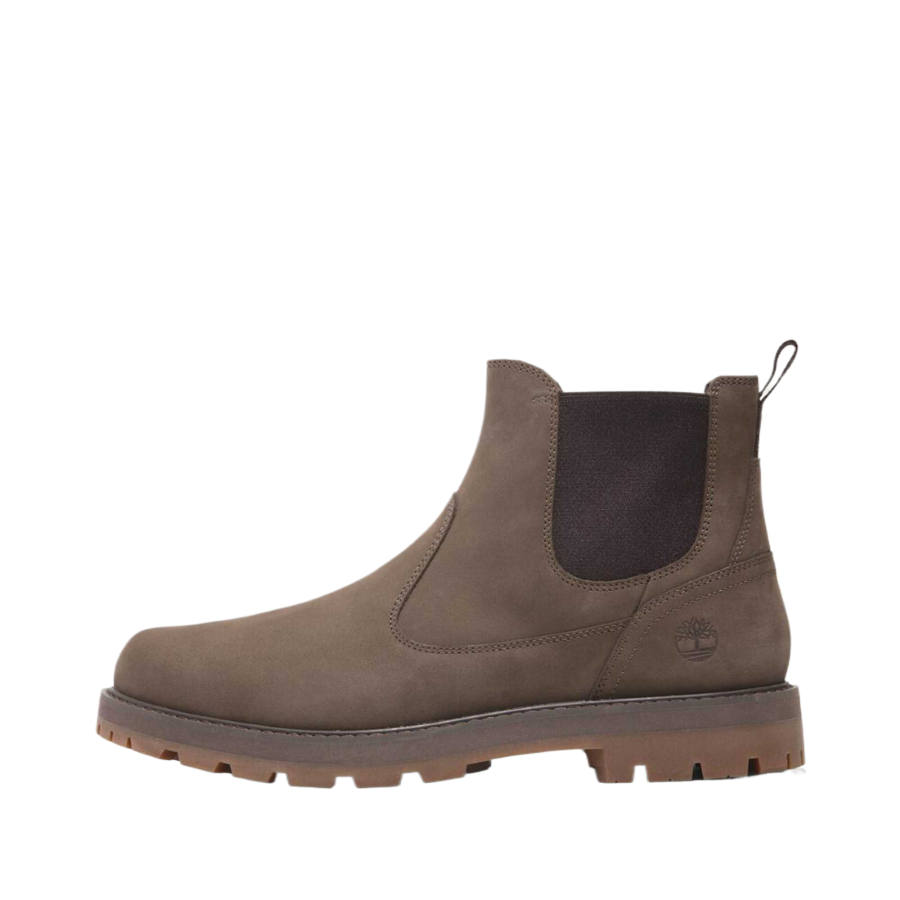 Timberland Timberland Britton Road Leather Solid Color Crew Chelsea Boots Men's
