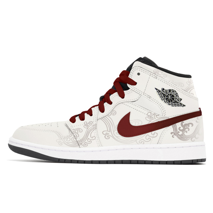 Jordan Jordan Air Jordan 1 Dust Gripper, Classic, Soaring Through Clouds Abrasion Resistant Abrasion Resistant Mid top
