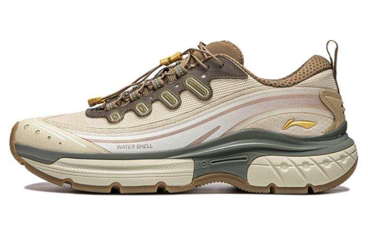Li-Ning Li Ning Star Path Cushioning, Wear Resistant Low top Basketball Shoes Men's Umber White