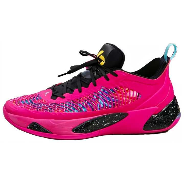 Jordan Jordan Luka 1 Cushioning Slip Resistant Abrasion Resistant Low top Basketball Shoes Men's Fuchsia