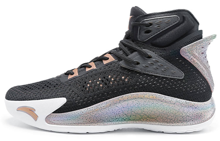 Anta KT5 Thompson Have Fun High top Basketball Shoes Men's Black Gold