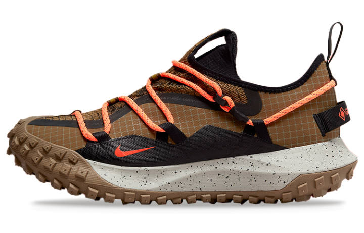 Nike Nike ACG Mountain Fly Low GTX SE Fabric Abrasion Resistant Cushioning Low top Outdoor Shoes Men's Brown
